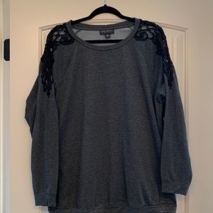 Forever 21+ size 2X. Women’s long sleeve. Charcoal